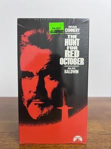 The Hunt for Red October (VHS, 1990) New Factory Sealed Sean Connery WALMART TAG